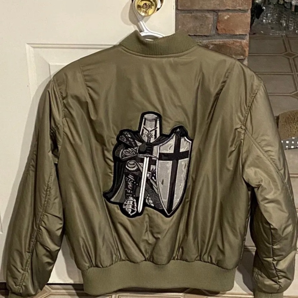 MA-1 Flyers Bomber Flight Jacket Insulated - Men’s Large - Olive Color-Brand New